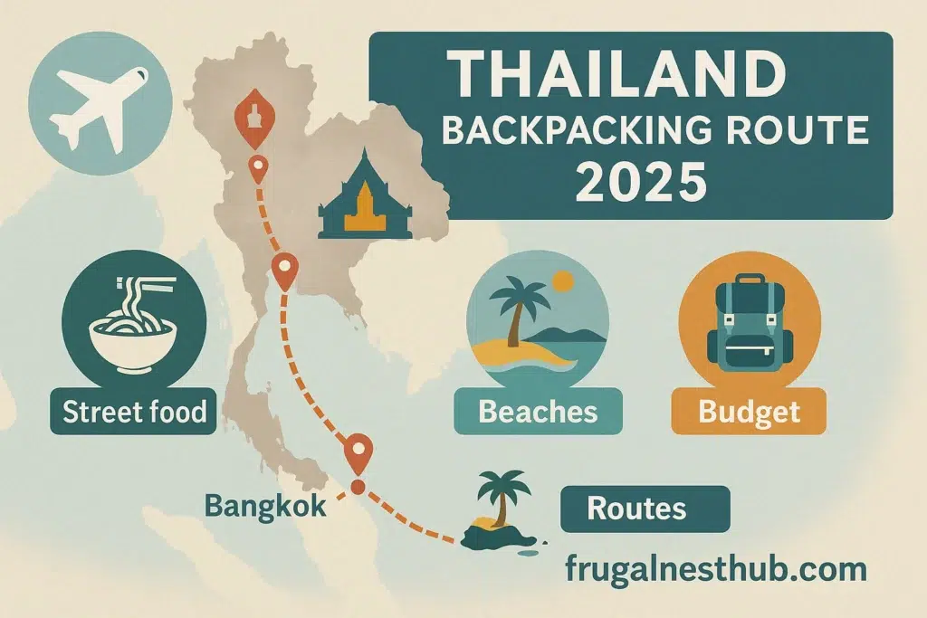 Thailand Backpacking Route 2025: Your Cheapest Beginner’s Itinerary