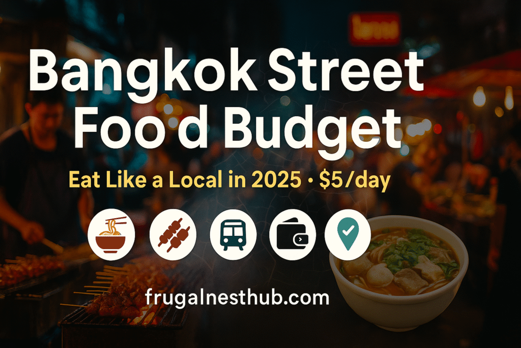 Bangkok street food budget — 2025 guide to eat like a local for $5 a day
